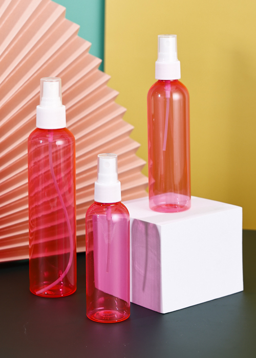 100ml-200mlPETピンク透明ボトル
