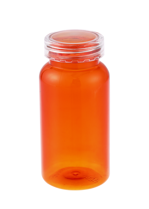 ペット健康製品カプセルボトル付きPS透明キャップ150g